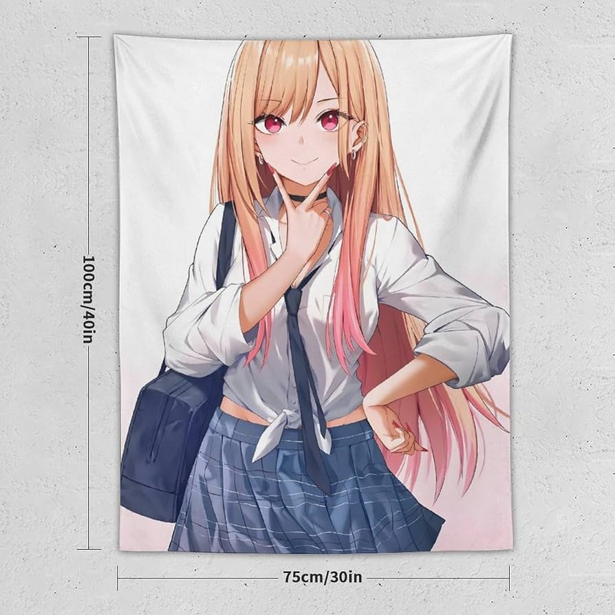 Amazon.co.jp: 着せ恋-294 喜多川海夢 タペストリー 壁掛け絵 ポスター